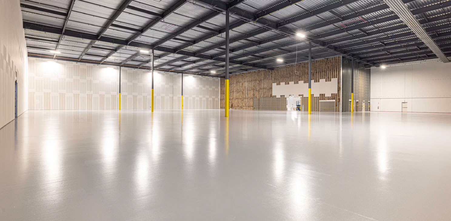 battery factory flooring