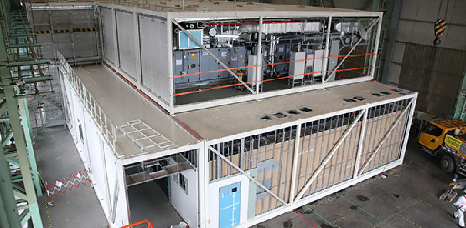 modular construction for pharmaceutical facility