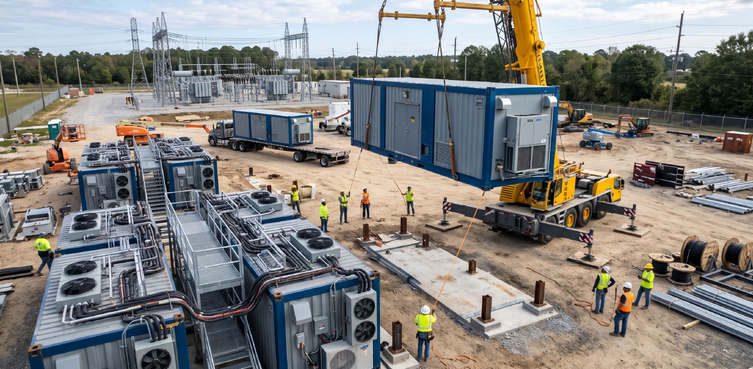 NVIDIA DSX POD prefabrication