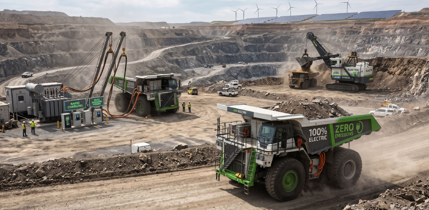 electric mining vehicles