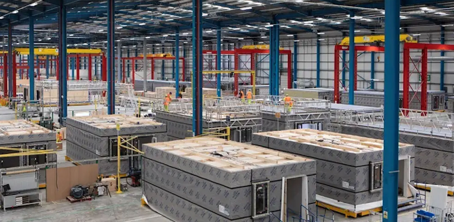 pre-fabricated construction supply chain